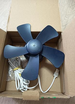 Мини потолочный usb вентилятор для дома и офиса (с пультом управления)
