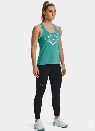Бірюзова спортивна майка від under armour  розмір s футболка спортивний одяг