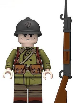 Фігурка французька піхота друга світова війна figures french infantry world war ii mjq261
