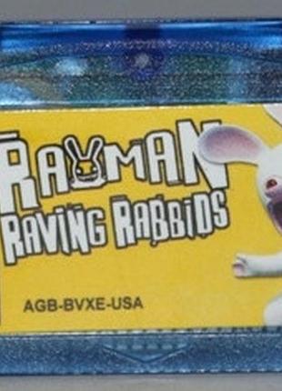 Картридж на gba "rayman raving rabbids"