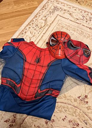 Костюм спайдермен, spider man, маска спайдермена