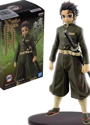 Коллекционная аниме фигурка tanjiro kamado demon slayer kimetsu no yaiba 15 см танджиро камадо клинок, рассекающий демонов anime