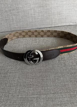 Комбінований ремінь gucci