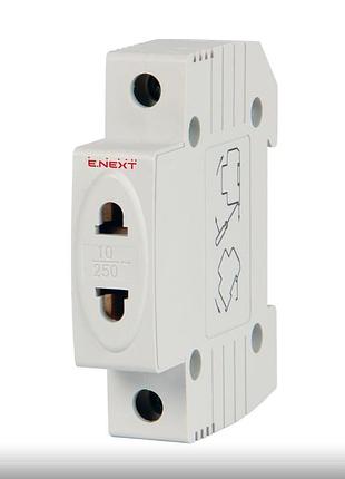 Розетка на din рейку e.socket.stand.din, 230 b(s004001)