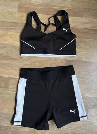 Спортивний комплект топ і шорти puma