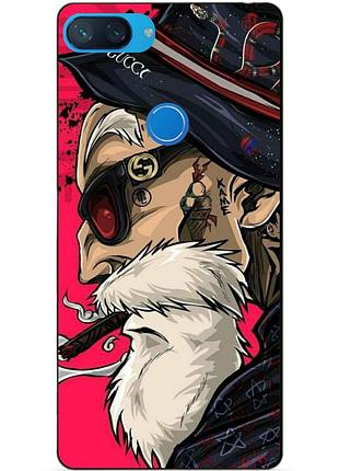 Силіконовий бампер чохол для xiaomi mi 8 lite з малюнком дід gucci