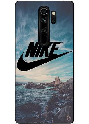 Бампер силіконовий чохол для xiaomi redmi note 8 pro з малюнком nike