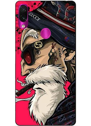 Силіконовий бампер чохол для xiaomi redmi 7 з малюнком дід gucci