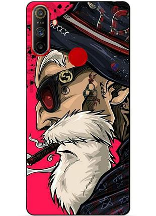 Силіконовий чохол бампер для realme c3 з малюнком дід gucci