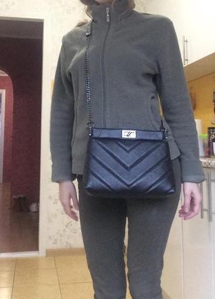 Шикарна сумка натуральна шкіра