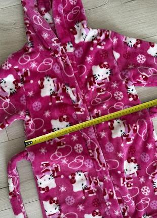Детский халат hello kitty для девочки, размер 110 (4-5 лет) 5