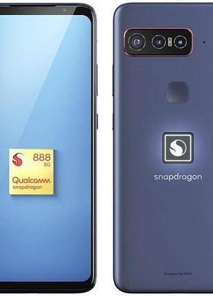 Смартфон asus snapdragon insiders exp21 16/512gb midnight blue игровой 144 гц snapdragon 888