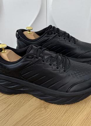 Оригінальні шкіряні кросівки hoka bondi sr wide