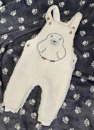 Дитячий плюшевий комбенизон