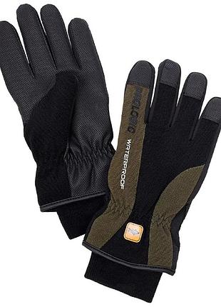 Перчатки prologic winter waterproof glove l green/black