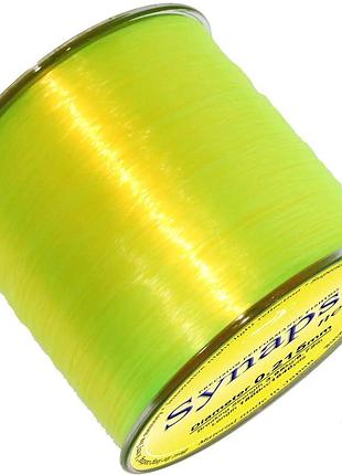 Леска katran synapse neon 1500m (neon-yellow) 0.215mm 8.72lb