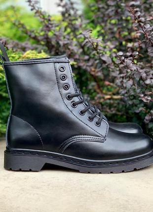 ❄️dr. martens 1460 mono black mex pir розпродаж черевики післяплата купити10 фото