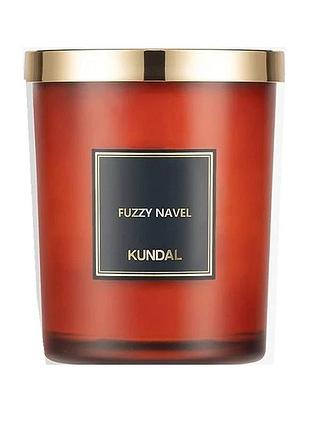 Аромасвічка "фруктовий коктейль" kundal perfume natural soy candle fuzzy navel 500g