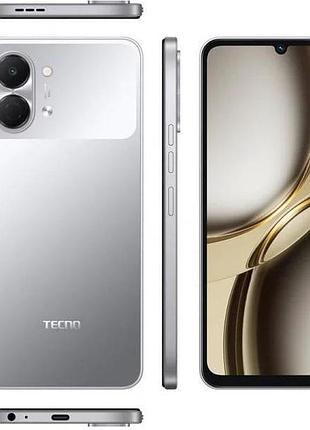 Смартфон tecno spark go 3 4/128gb titanium grey б/у 5