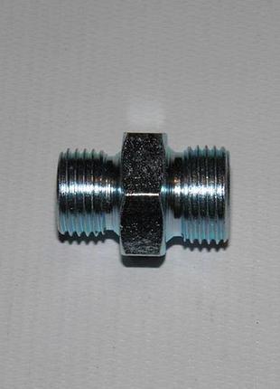 Перехідник двухсторонній m22x1.5mm різьба зовнішня m18x1.5mm різьба зовнішня