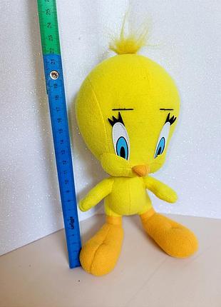 Плюшевая игрушка looney tunes tweety bird винтажная
