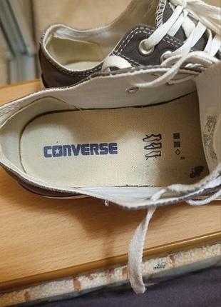 Кеди converse сірі 5