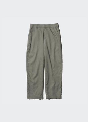 Брюки из смеси льна uniqlo (473685)