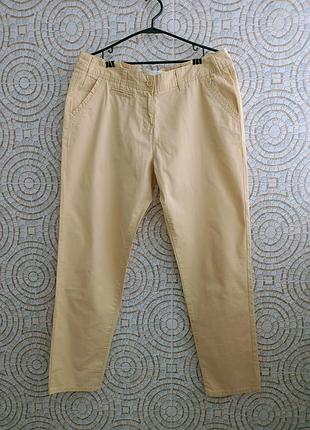 Нарядные классические женские брюки, бренд chino. песочный цвет