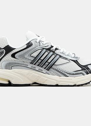 Чоловічі сірі кросівки adidas bad bunny response white silver black х адідас 44
