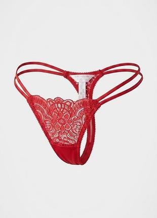 Кружевные красные стринги secret possessions, размер xs (uk 6-8)