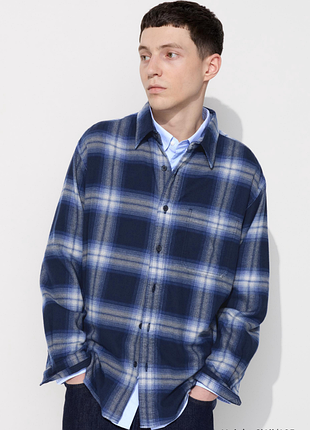 Сорочка фланель uniqlo (470188)