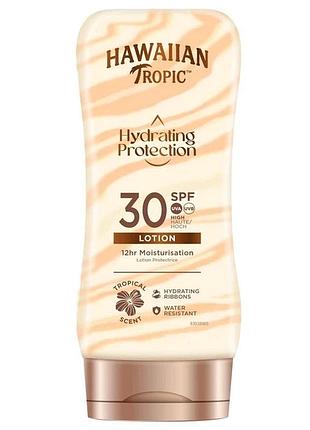 Солнцезащитный крем для тела hawaiian tropic hydrating protection lotion spf30 180 мл