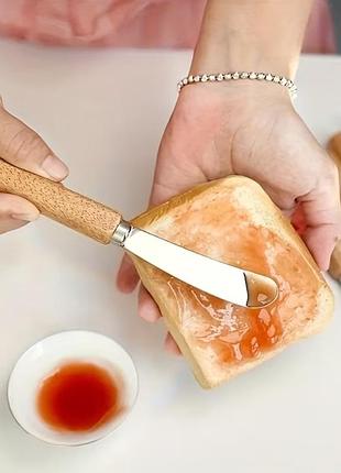 Нож для масла с деревянной ручкой (1 шт.) арт. 08792
