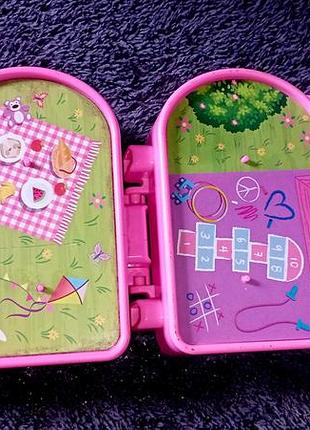 Polly pocket в форме сердца с фигурками и аксессуарами