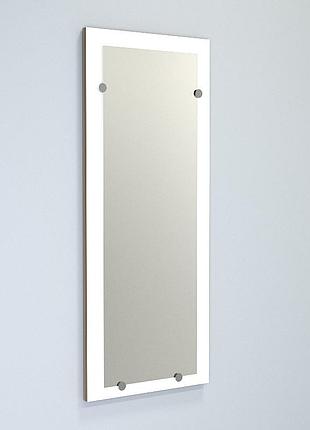 Зеркало пз-2 (400x22x950) белый/дуб сонома гамма стиль
