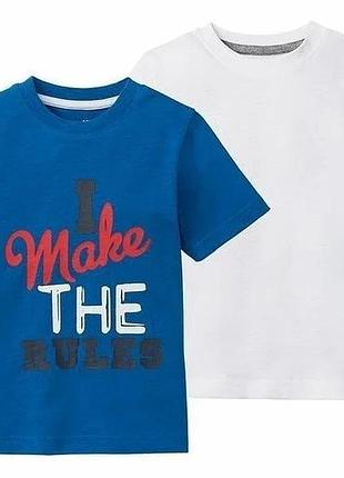 Набір футболок для хлопчика, зріст 98/104 і 110/116