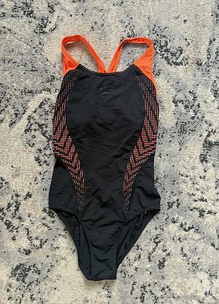 Брендовий спортивний суцільний купальник speedo, 12 розмір.