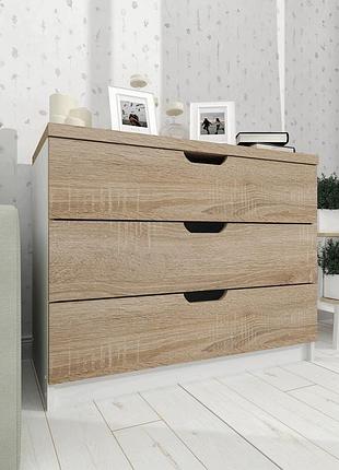 Комод flashnika smile 3/900 (900мм x 450мм x 717мм)
