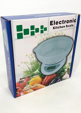 Весы кухонные электронные b05a 1г до 5кг чаша, кухонные весы для кондитера, для взвешивания продуктов