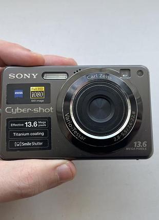 Легендарная японская камера фотоаппарат 2000хsony cyber-shot dsc-w300 титан