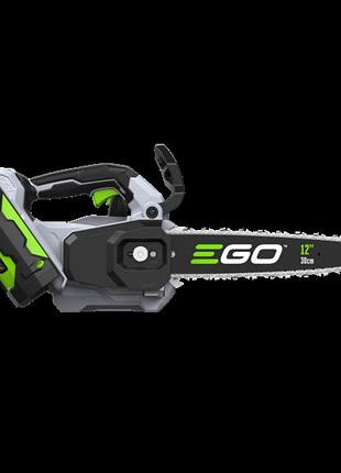 Акумуляторна одноручна ланцюгова пила ego cs1200e 30 см, швидкість ланцюга 20 м/с, безщітковий двигун