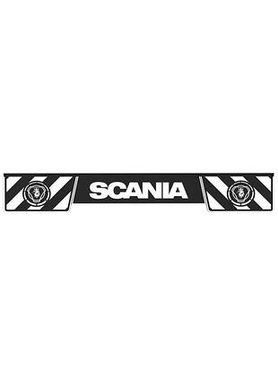 Бризговик причепний 350x2400 scania long vehicle 3d bw logo (з трьох частин)
