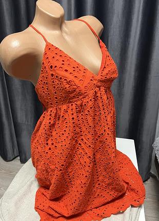 Хлопкова сукня h&m