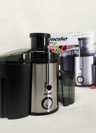 Соковыжималка центробежная mesko ms 4126b 600вт