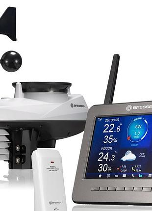 Метеостанція bresser professional wifi hd tft colour weather center 7-in-1 sensor (7003500)