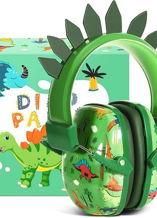 Детские шумозащитные наушники homicozy dino party (от 1 до 12 лет) наушники от шума
