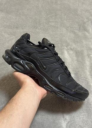 Nike air max plus tn black 47.5р 31см кросівки оригінал