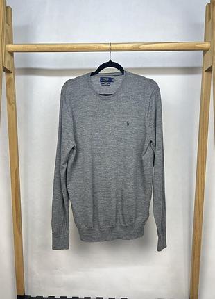 Polo ralph lauren чоловічий джемпер з мериносової вовни