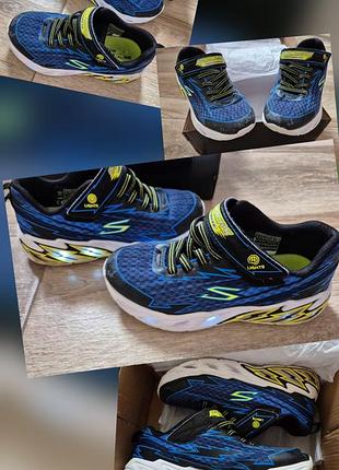 Детские кроссовки_мальчик_skechers_размер 32