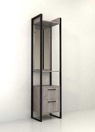 Тумба с зеркалом лшх-9 хортица (460x350x1900) гамма стиль